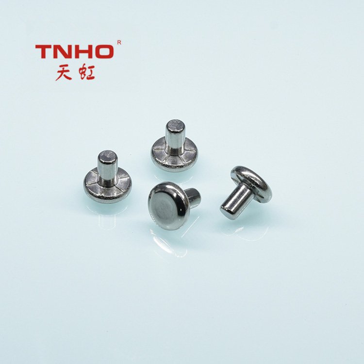 Stainless steel semi-hollow rivet